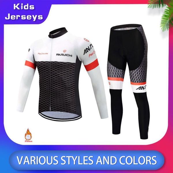 winter fleece kids mtb cycling set boys and girls raphaful long sleeve cycling jersey set ropa ciclismo huange1, Black;blue
winter fleece kids mtb cycling set boys and girls raphaful long sleeve cycling jersey set ropa ciclismo huange1, Black;blue