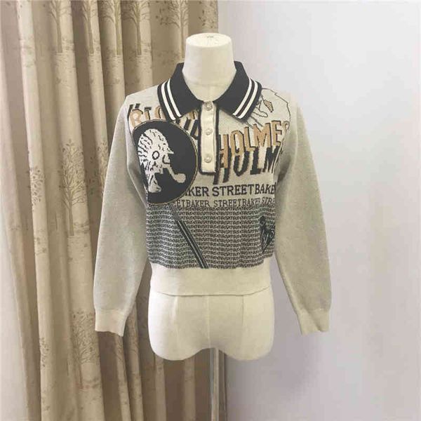 2022 factory wholesale new model version autumn fashion design feeling and slim polo collar long sleeve sweater women's, White;black
2022 factory wholesale new model version autumn fashion design feeling and slim polo collar long sleeve sweater women's, White;black