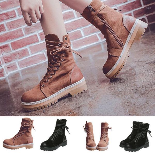 boots women's retro lace-up shoes platform non-slip round toe zipper pu leather winter classic female sep#51, Black
boots women's retro lace-up shoes platform non-slip round toe zipper pu leather winter classic female sep#51, Black