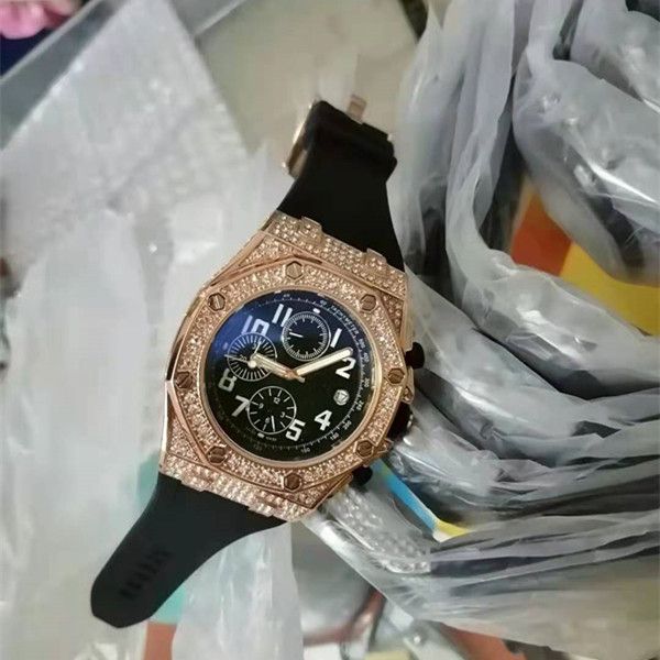 new all subdials work mens watches stainless steel quartz wristwatches satch diamond running watches for men women watches 2021, Slivery;brown
new all subdials work mens watches stainless steel quartz wristwatches satch diamond running watches for men women watches 2021, Slivery;brown