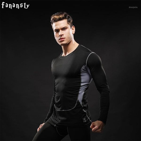 compression shirt men fitness t-shirt running t-shirt men jogging gym shirt sports training t-shirts 2020 new long sleeve1, Black;blue
compression shirt men fitness t-shirt running t-shirt men jogging gym shirt sports training t-shirts 2020 new long sleeve1, Black;blue