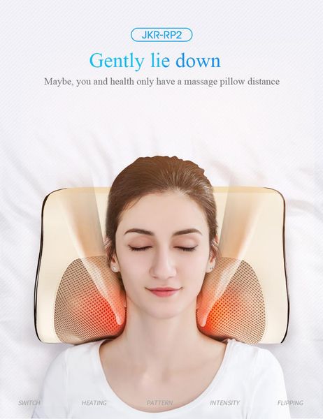 electric massagers infrared heating neck shoulder back body massage pillow shiatsu massager device cervical healthy massageador relaxation
electric massagers infrared heating neck shoulder back body massage pillow shiatsu massager device cervical healthy massageador relaxation