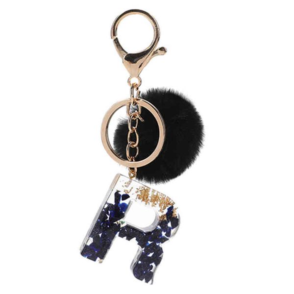 trendy key 1pc black pompom letter keychain english alphabet keyring glitter gradient resin car mirror accessory women handbag charms, Slivery;golden
trendy key 1pc black pompom letter keychain english alphabet keyring glitter gradient resin car mirror accessory women handbag charms, Slivery;golden