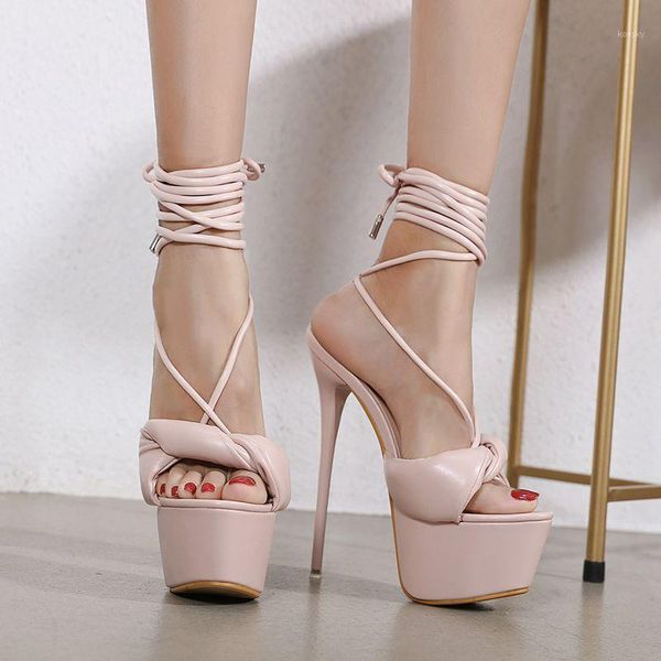 new women lace-up sandals 17 cm super high heel ankle strappy sandals female party shoes stiletto woman summer bandage shoes1, Black
new women lace-up sandals 17 cm super high heel ankle strappy sandals female party shoes stiletto woman summer bandage shoes1, Black