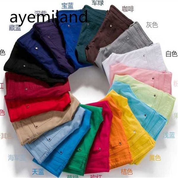 ayemiland women fashion leisure pure color slimming stretch candy color leggings 201027, Black
ayemiland women fashion leisure pure color slimming stretch candy color leggings 201027, Black