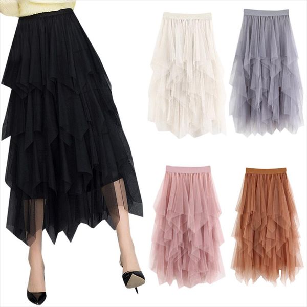 38 women spring party skirt elastic high waist long tulle skirt women irregular hem mesh tutu ladies faldas nbsp;mujer nbsp;moda, Black
38 women spring party skirt elastic high waist long tulle skirt women irregular hem mesh tutu ladies faldas nbsp;mujer nbsp;moda, Black