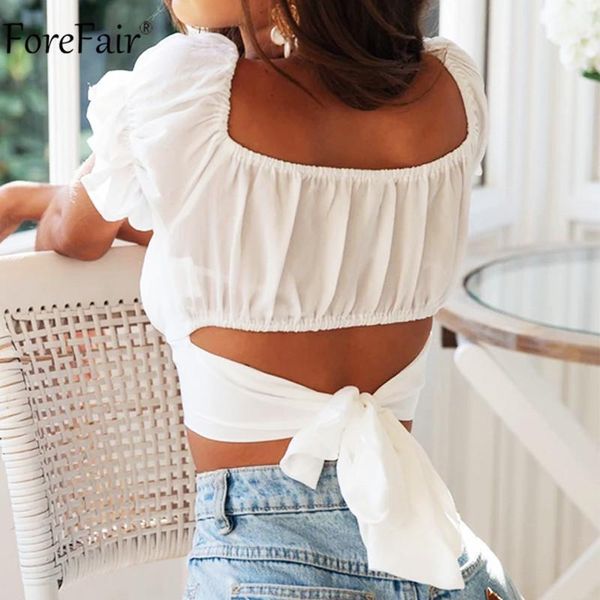 forefair off shoulder ruffles blouse shirt bandage backless women v neck short sleeve shirt summer elegant ladies blouses1, White
forefair off shoulder ruffles blouse shirt bandage backless women v neck short sleeve shirt summer elegant ladies blouses1, White