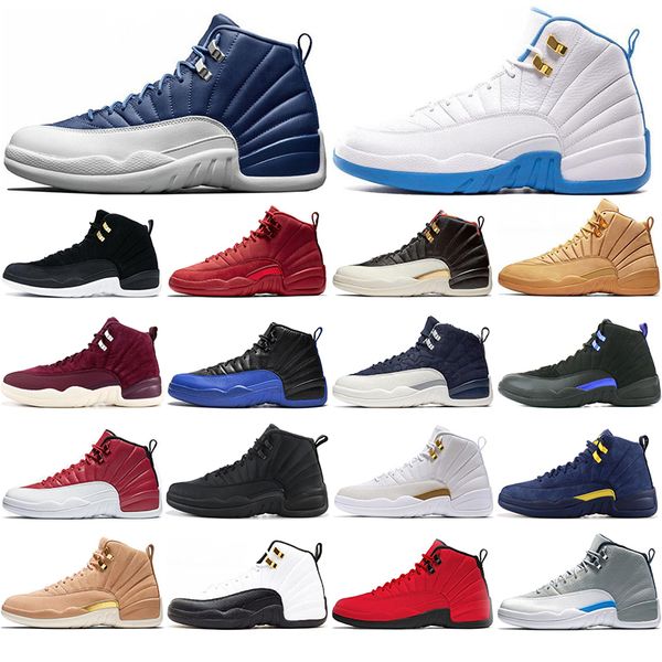 high og 12 12s basketball shoes bulls nyc fiba reverse flu game black nylon playoffs white gym red mens trainers sports sneakers 40-47, White;red
high og 12 12s basketball shoes bulls nyc fiba reverse flu game black nylon playoffs white gym red mens trainers sports sneakers 40-47, White;red