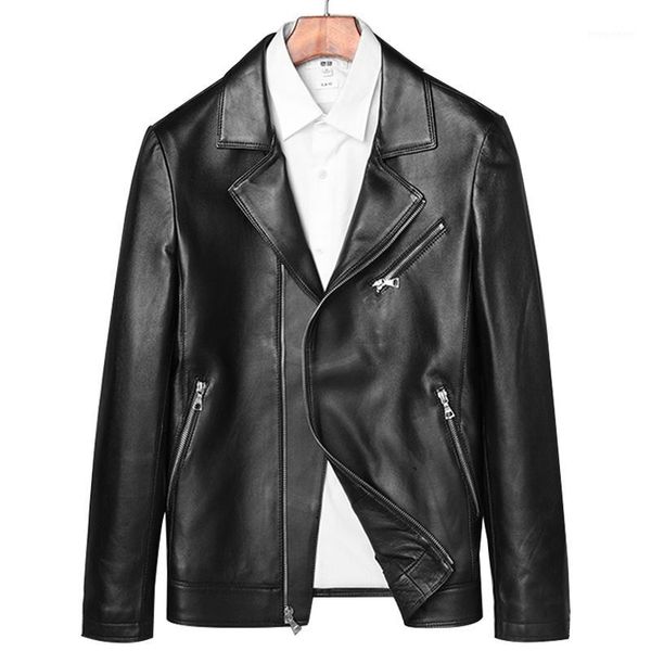 2018 new leather jacket men motorcycle biker jacket real leather sheepskin black genuine men jaqueta de couro1
2018 new leather jacket men motorcycle biker jacket real leather sheepskin black genuine men jaqueta de couro1