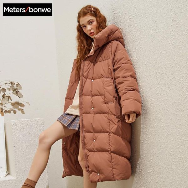metersbonwe long warm down jacket women winter warm 90% white duck down hooded female turndown collar coat winter outwear 738705, Black
metersbonwe long warm down jacket women winter warm 90% white duck down hooded female turndown collar coat winter outwear 738705, Black