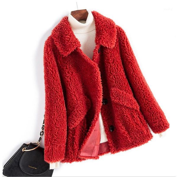 2020 new arrival real wool coat women fleece jacket winter sheep wool overcoats plus size f12801, Black
2020 new arrival real wool coat women fleece jacket winter sheep wool overcoats plus size f12801, Black
