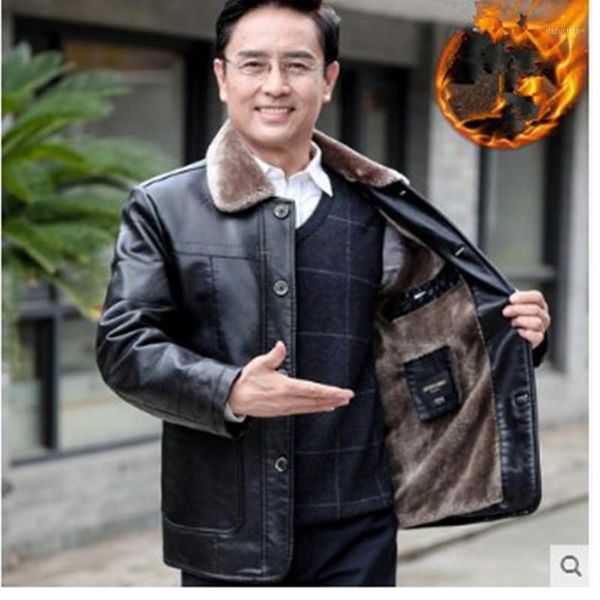 2019 winter new men's leather large size thick leather jacket high imitation pu business gentleman jacket men m-4xlch8541, Black
2019 winter new men's leather large size thick leather jacket high imitation pu business gentleman jacket men m-4xlch8541, Black