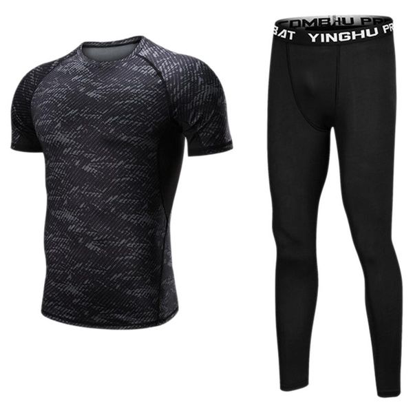 running sets fashion men's suit 2 piece sportswear football fitness mountain climbing sports black, Black;blue
running sets fashion men's suit 2 piece sportswear football fitness mountain climbing sports black, Black;blue