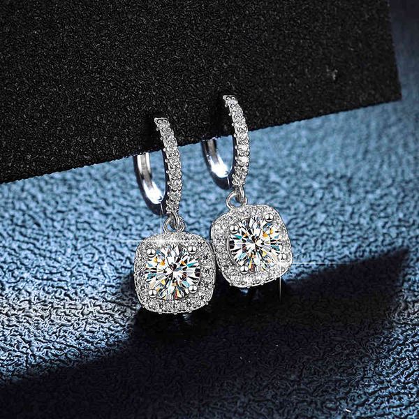 earrings charms mo sangshi s925 silver female classic square exquisite quality, Golden
earrings charms mo sangshi s925 silver female classic square exquisite quality, Golden
