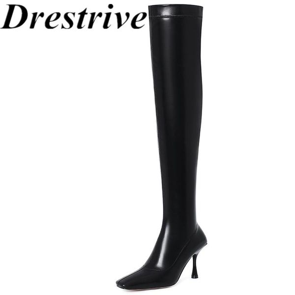 boots drestrive woman over knee high black square toe thin heel zipper elastic fabric 2021 winter shoes patchwok size 44
boots drestrive woman over knee high black square toe thin heel zipper elastic fabric 2021 winter shoes patchwok size 44