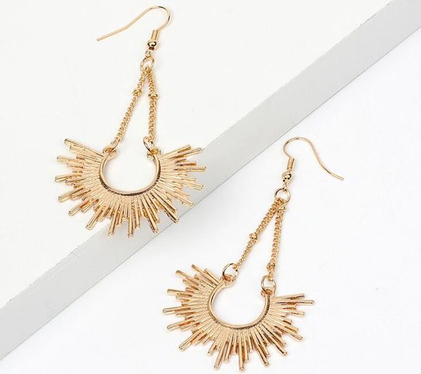 a gift of love european and american fashion jewelry simple long bohemian female exaggerated popular earrings, Golden
a gift of love european and american fashion jewelry simple long bohemian female exaggerated popular earrings, Golden