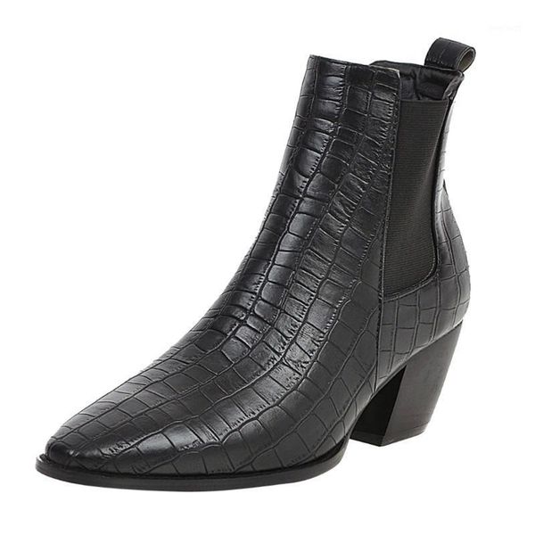 sagace shoes boots women fashion crocodile pattern boots pointed shoes woman casual ankle square heels1, Black
sagace shoes boots women fashion crocodile pattern boots pointed shoes woman casual ankle square heels1, Black