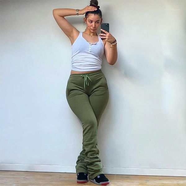 women's pants & capris stacked leggings elastic high waist sweatpants women ruched solid color bodycon trouser 2021 1, Black;white
women's pants & capris stacked leggings elastic high waist sweatpants women ruched solid color bodycon trouser 2021 1, Black;white