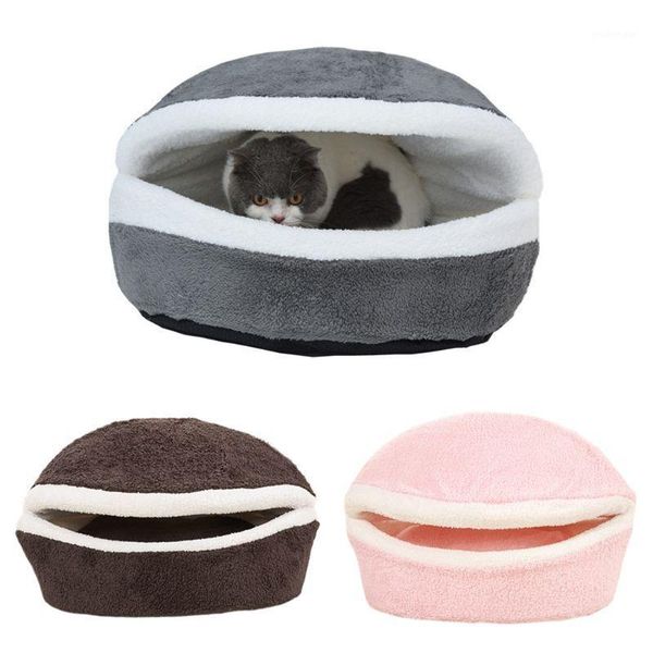 soft & cute hamburger bed cat kitty puppy pet nest shell cover house removable windproof winter warm lx9c1
soft & cute hamburger bed cat kitty puppy pet nest shell cover house removable windproof winter warm lx9c1