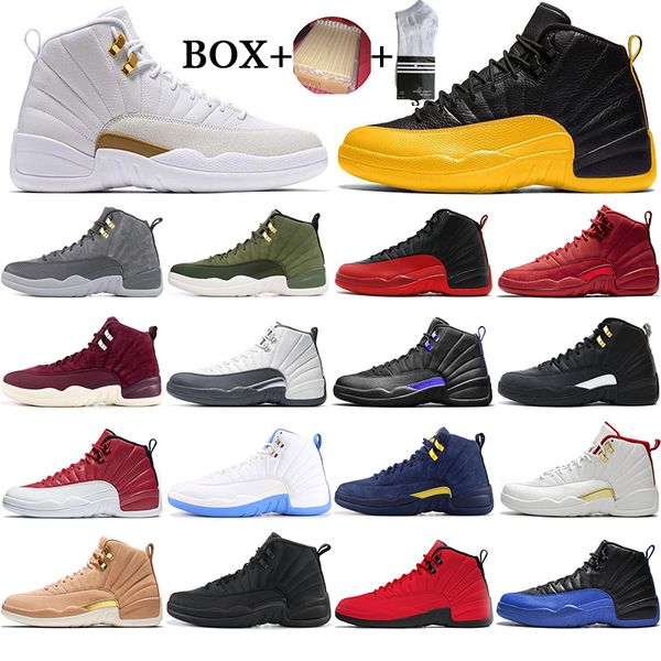 2021 mens trainers basketball shoes 12s reverse flu game dark concord university gold wolf dark grey reverse taxi outdoor sports sneakers, White;red
2021 mens trainers basketball shoes 12s reverse flu game dark concord university gold wolf dark grey reverse taxi outdoor sports sneakers, White;red