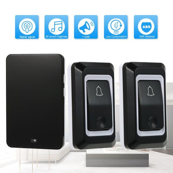 wireless ac doorbell with push button smart ding dong doorbell 28 chord ringtones optional 3 levels volumes adjustable
wireless ac doorbell with push button smart ding dong doorbell 28 chord ringtones optional 3 levels volumes adjustable