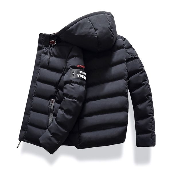 men down brand fashion autumn winter jacket parka coat hooded warm mens winter coat casual overcoat 4xl parkas down male 201104, Black
men down brand fashion autumn winter jacket parka coat hooded warm mens winter coat casual overcoat 4xl parkas down male 201104, Black