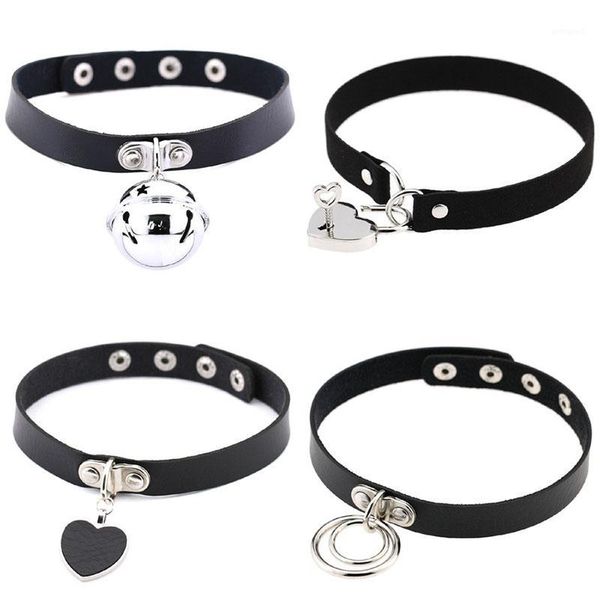 chokers neo-gothic hyperbole women pu leather heart-shaped choker necklace harajuku punk style female button accessories jewelry chocker1, Golden;silver
chokers neo-gothic hyperbole women pu leather heart-shaped choker necklace harajuku punk style female button accessories jewelry chocker1, Golden;silver
