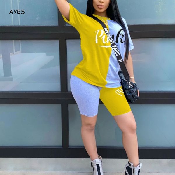 plus size two piece setpink letter tracksuit patchwork short sleeve shorts festival matching sets 2 piece outfits suit women y201128, White
plus size two piece setpink letter tracksuit patchwork short sleeve shorts festival matching sets 2 piece outfits suit women y201128, White