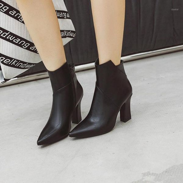boots women ankle zip pointed toe footwear 9cm heels female party shoes 2021 winter1, Black
boots women ankle zip pointed toe footwear 9cm heels female party shoes 2021 winter1, Black
