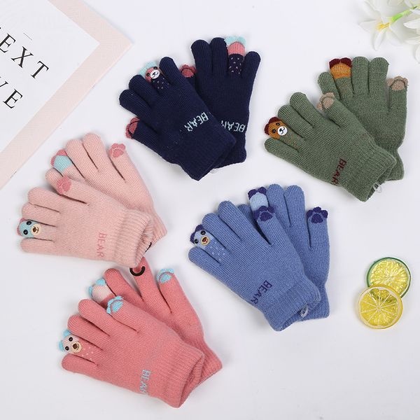 vip. for 5-9-year kid cartoon fingertips bear double layer lovely creative girl warm gloves, Blue;gray
vip. for 5-9-year kid cartoon fingertips bear double layer lovely creative girl warm gloves, Blue;gray