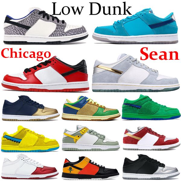chicago low dunk sean white cement men women casual shoes yellow green bear blue fury metallic silver fashion platform sneakers, Black
chicago low dunk sean white cement men women casual shoes yellow green bear blue fury metallic silver fashion platform sneakers, Black
