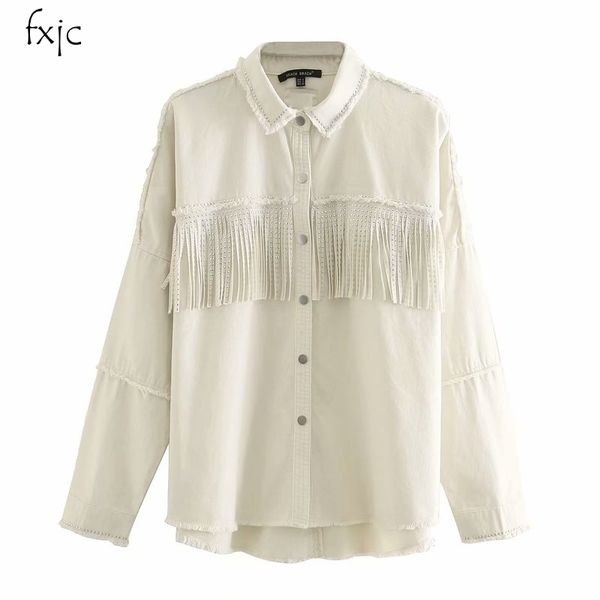 vintage denim studded fringed lapel long sleeves female jacket drill single-breasted irregular harajuku chic women's jacket 201028, Black;brown
vintage denim studded fringed lapel long sleeves female jacket drill single-breasted irregular harajuku chic women's jacket 201028, Black;brown