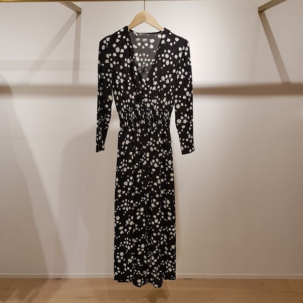 zhuoya dancer 19 dress ss19 elegant slim fit v-neck long sleeve dress small wrinkled chrysanthemum e19rosila 93061 9zu3a, Black;gray
zhuoya dancer 19 dress ss19 elegant slim fit v-neck long sleeve dress small wrinkled chrysanthemum e19rosila 93061 9zu3a, Black;gray