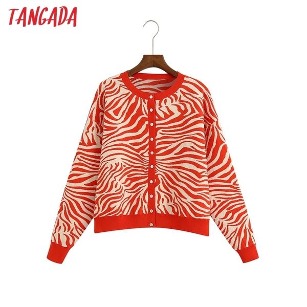tangada women animal pattern cardigan vintage jumper autumn lady oversized knitted cardigan coat 6z87 y200915, White;black
tangada women animal pattern cardigan vintage jumper autumn lady oversized knitted cardigan coat 6z87 y200915, White;black
