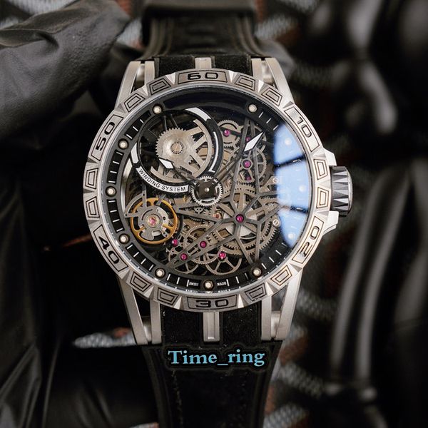high version rddbex0422 skeleton dial silver steel case automatic mechanical movement mens watch black leather strap designer brand watches, Slivery;brown
high version rddbex0422 skeleton dial silver steel case automatic mechanical movement mens watch black leather strap designer brand watches, Slivery;brown