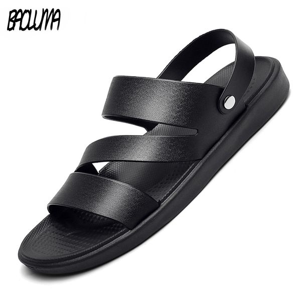 summer men's sandals clogs shoes outdoor breathable light men roman beach sandals bohemia footwear flip flops slippers y200520, Black
summer men's sandals clogs shoes outdoor breathable light men roman beach sandals bohemia footwear flip flops slippers y200520, Black