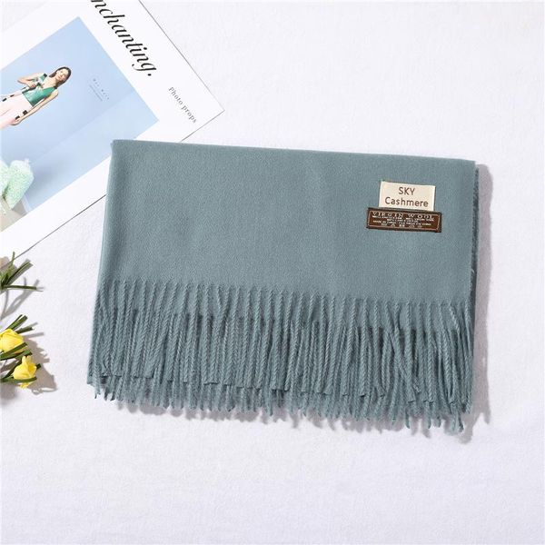 cashmere scarves for women 2020 brand designer solid color shawls and wraps lady casual simple scarfs thick warm pashmina femme wmtwif, Blue;gray
cashmere scarves for women 2020 brand designer solid color shawls and wraps lady casual simple scarfs thick warm pashmina femme wmtwif, Blue;gray