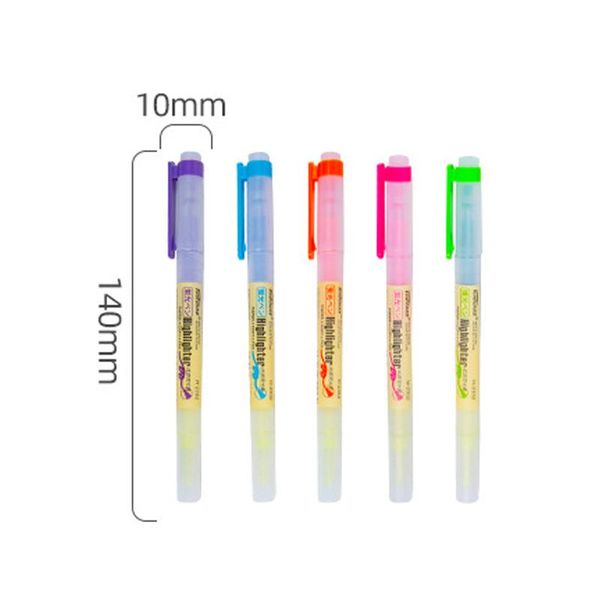 5pcs creative double head high capacity highlighter hand account marker pen child gift resaltador office school supplies h wmttad, Black;red
5pcs creative double head high capacity highlighter hand account marker pen child gift resaltador office school supplies h wmttad, Black;red