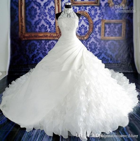 white weding dresses 2020 lace ball gown bridal gowns with lace applique beads high neck sleeveless zip back organza wedding gowns
white weding dresses 2020 lace ball gown bridal gowns with lace applique beads high neck sleeveless zip back organza wedding gowns