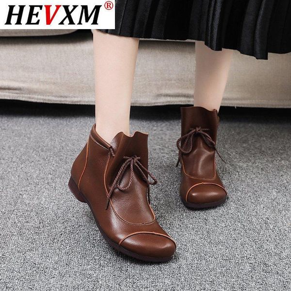 retro casual flat short boots women 2020 autumn winter new square head women's boots leather comfortable soft bottom snow, Black
retro casual flat short boots women 2020 autumn winter new square head women's boots leather comfortable soft bottom snow, Black