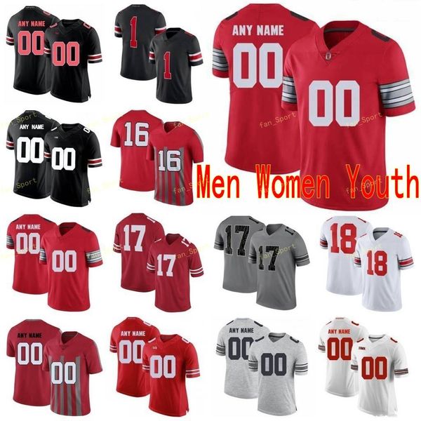 пользовательские штаты огайо buckeyes college football jersey 32 джек татум 33 мастер teachue iii 33 zach harrison 36 chris spielman женщины, Black
пользовательские штаты огайо buckeyes college football jersey 32 джек татум 33 мастер teachue iii 33 zach harrison 36 chris spielman женщины, Black