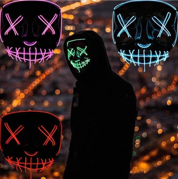 us stock halloween horror mask led glowing masks purge masks election costume dj party light up masks glow night cycling caps
us stock halloween horror mask led glowing masks purge masks election costume dj party light up masks glow night cycling caps
