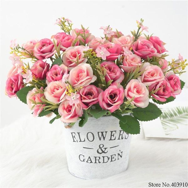 decorative flowers & wreaths 10 heads/bouquet artificial small bud silk rose simulation green leaves home vase garden decoration for wedding
decorative flowers & wreaths 10 heads/bouquet artificial small bud silk rose simulation green leaves home vase garden decoration for wedding