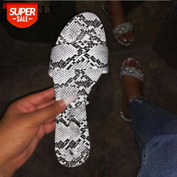 mcckle woman summer slippers snakeskin ladies beach slides open toe fashion flats women's flip flops sandals casual shoes new #h96o, Black
mcckle woman summer slippers snakeskin ladies beach slides open toe fashion flats women's flip flops sandals casual shoes new #h96o, Black