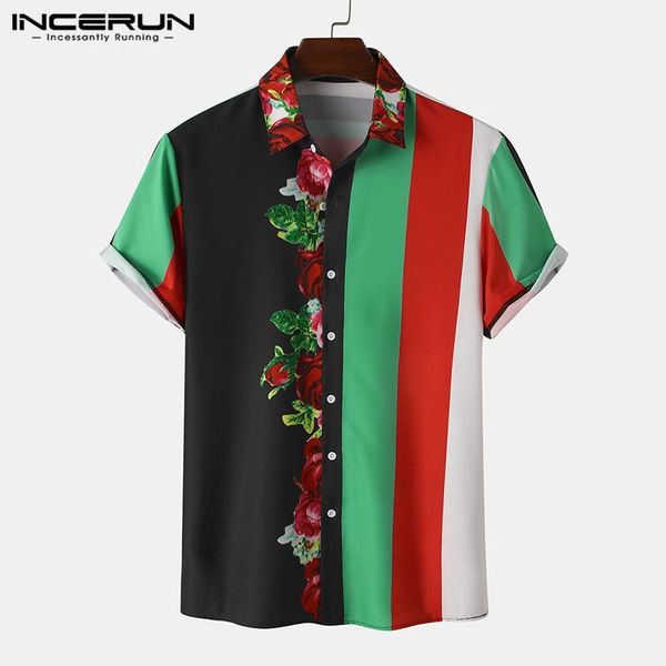 incerun fashion men hawaiian shirt lapel short sleeve print patchwork button casual blouse vacation streetwear camisa masculina1, White;black
incerun fashion men hawaiian shirt lapel short sleeve print patchwork button casual blouse vacation streetwear camisa masculina1, White;black