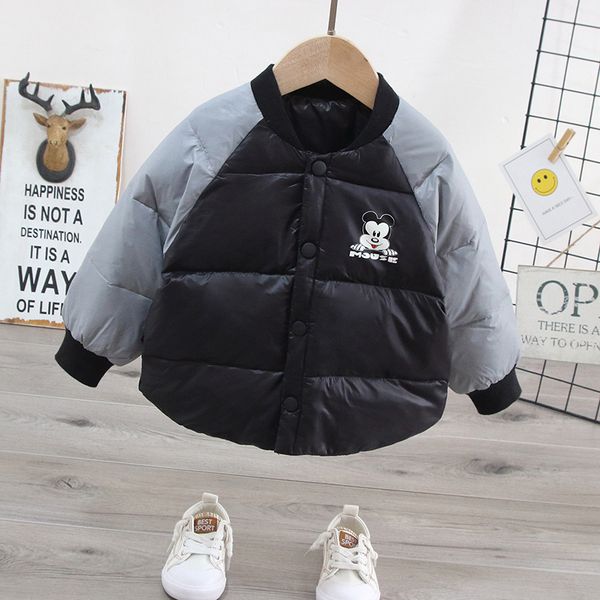 baby 2020 new autumn winter boys' light white duck down inner jacket small and medium sized children's baseball uniform, Blue;gray
baby 2020 new autumn winter boys' light white duck down inner jacket small and medium sized children's baseball uniform, Blue;gray