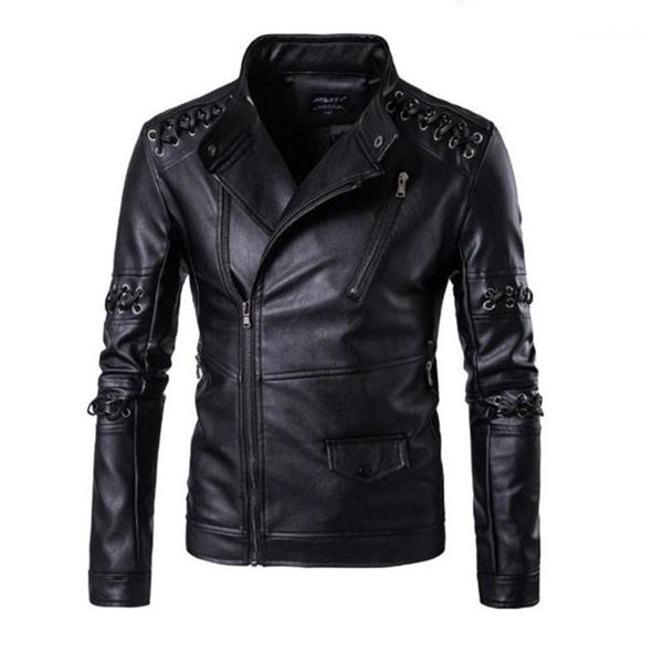 men's leather & faux retro motorcycle jacket mens coat casual punk genuine moto biker windproof motor clothing plus size 5xl1, Black
men's leather & faux retro motorcycle jacket mens coat casual punk genuine moto biker windproof motor clothing plus size 5xl1, Black