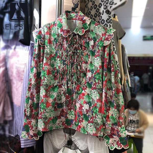 aeleseen runway fashion women blouse sweety spring autumn colorful flower print pleated elegant blouse shirts1, White
aeleseen runway fashion women blouse sweety spring autumn colorful flower print pleated elegant blouse shirts1, White