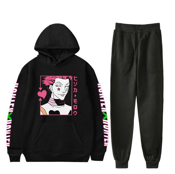 japan anime hunter x hunter men's sportswear sets killua zoldyck hisoka casual tracksuit 2 piece sweatshirt + sweatpants outfits, Gray
japan anime hunter x hunter men's sportswear sets killua zoldyck hisoka casual tracksuit 2 piece sweatshirt + sweatpants outfits, Gray