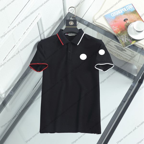 2022 mens polos fashion polo man poloshirt tee short sleeve t-shirts designer loose tees casual black white tshirt luxe plain t shirts for m, White;black
2022 mens polos fashion polo man poloshirt tee short sleeve t-shirts designer loose tees casual black white tshirt luxe plain t shirts for m, White;black